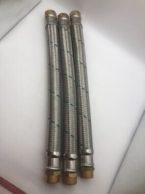 Nex Braided Flexible Hose 1 3/4”x 1” 300psi 248F-19, 24" and 23 1/2 L,LOT OF 3